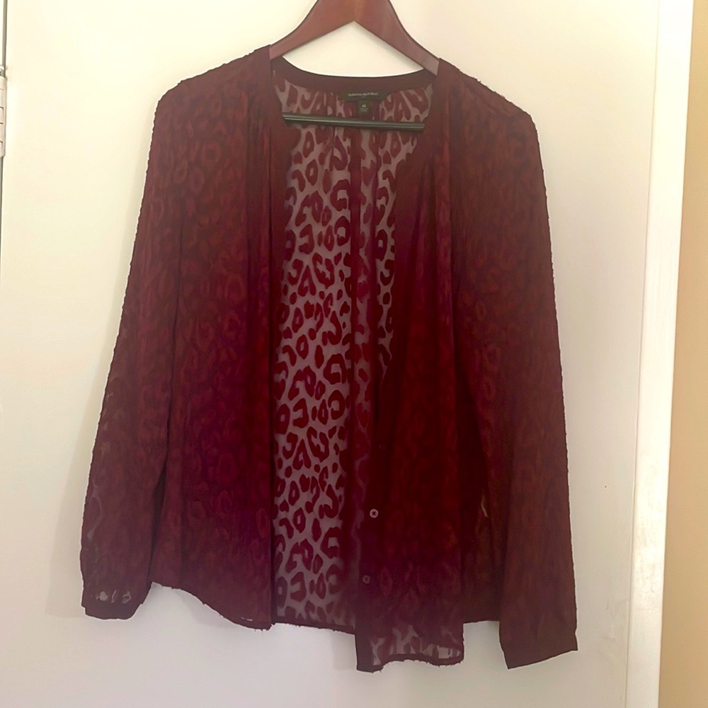 Banana Republic quasi sheer women top